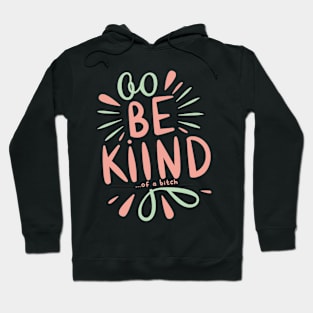 Be Kind Of A Bitch Funny Sarcastic Quote Hoodie